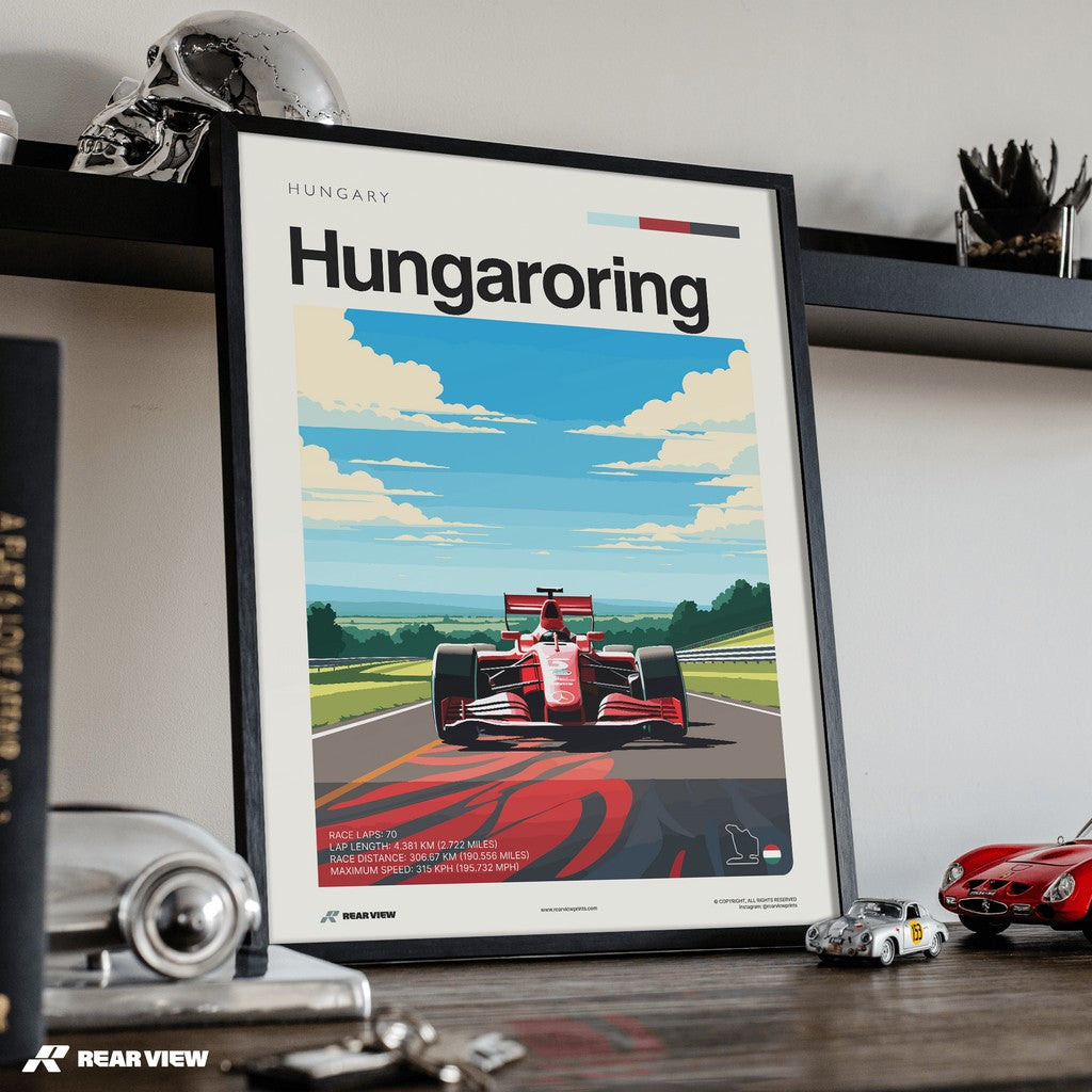 Hungaroring Race Track - Art Print