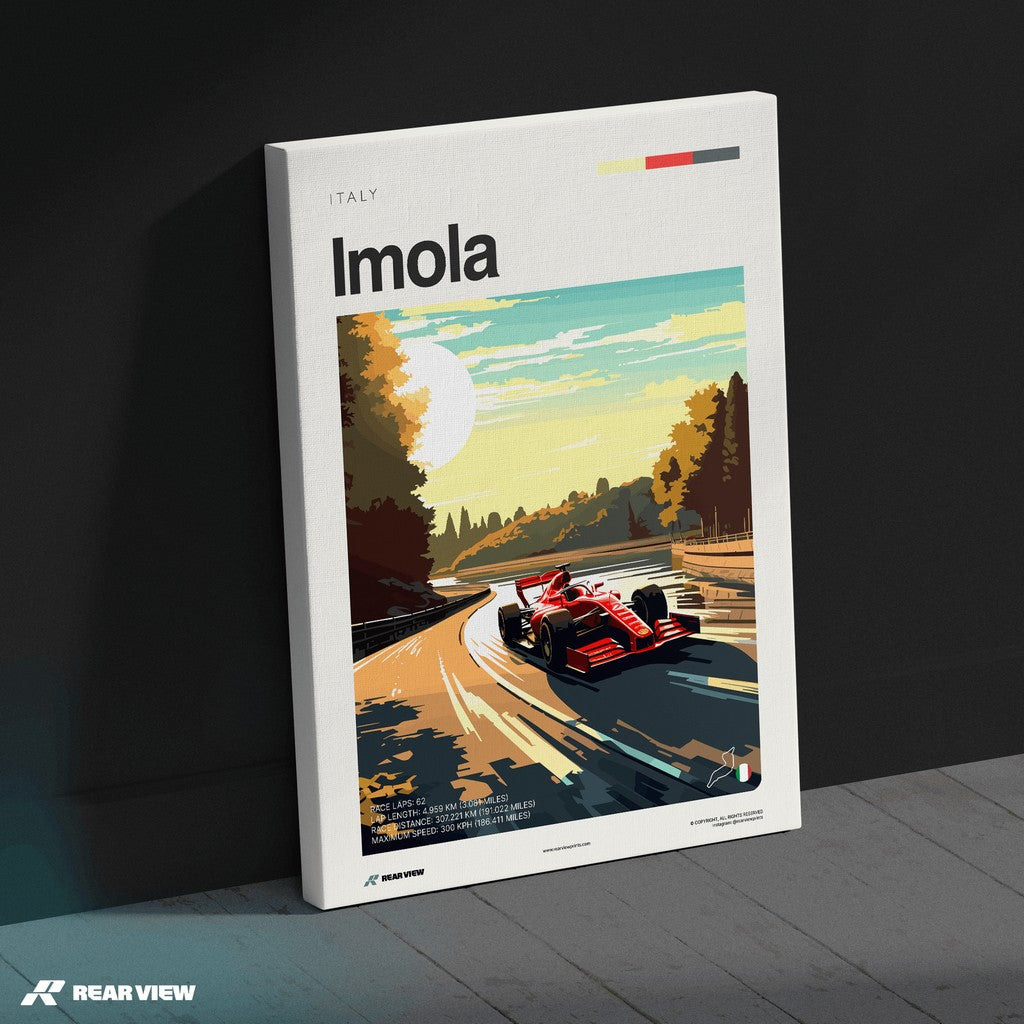 Imola Race Track - Art Print