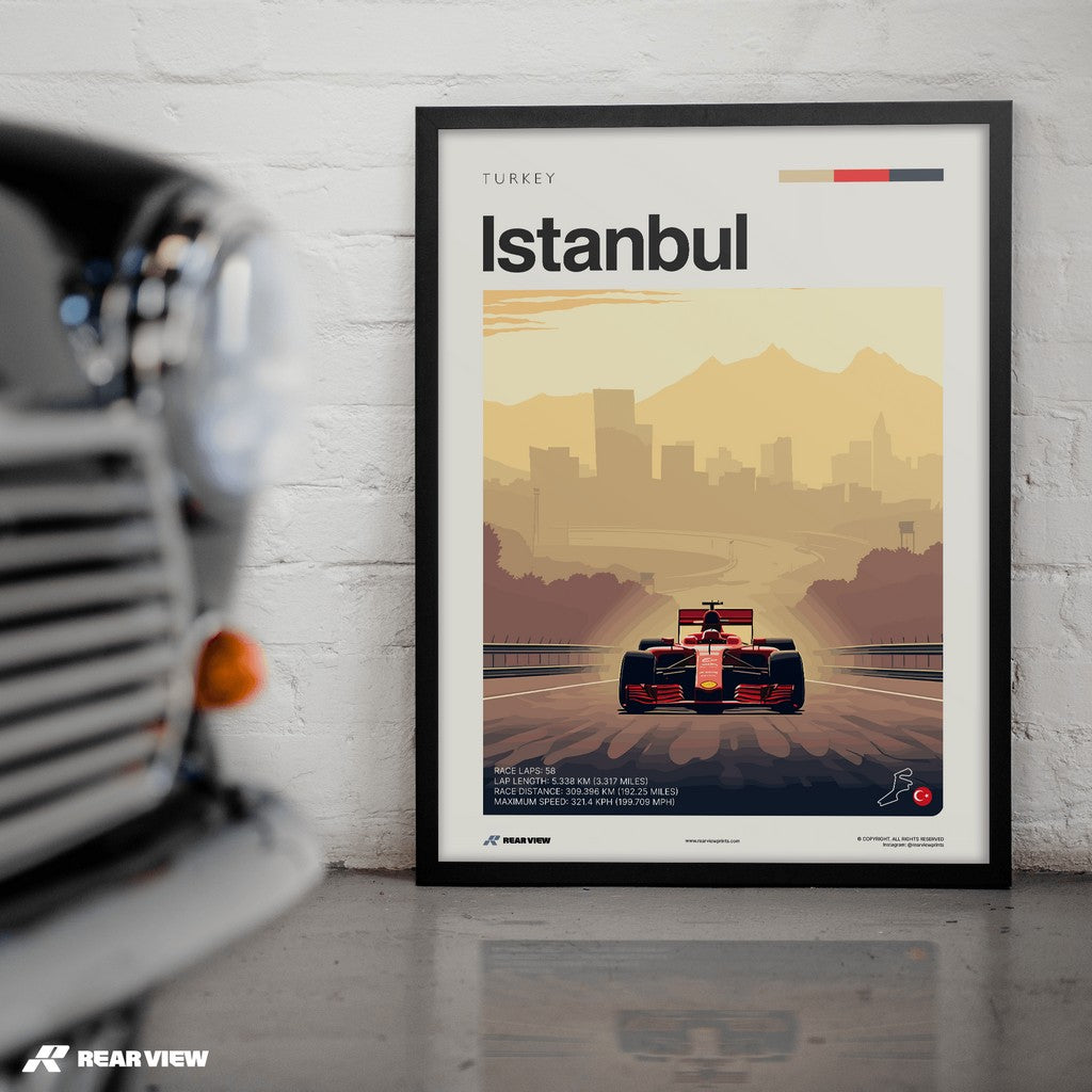 Istanbul Race Track - Art Print