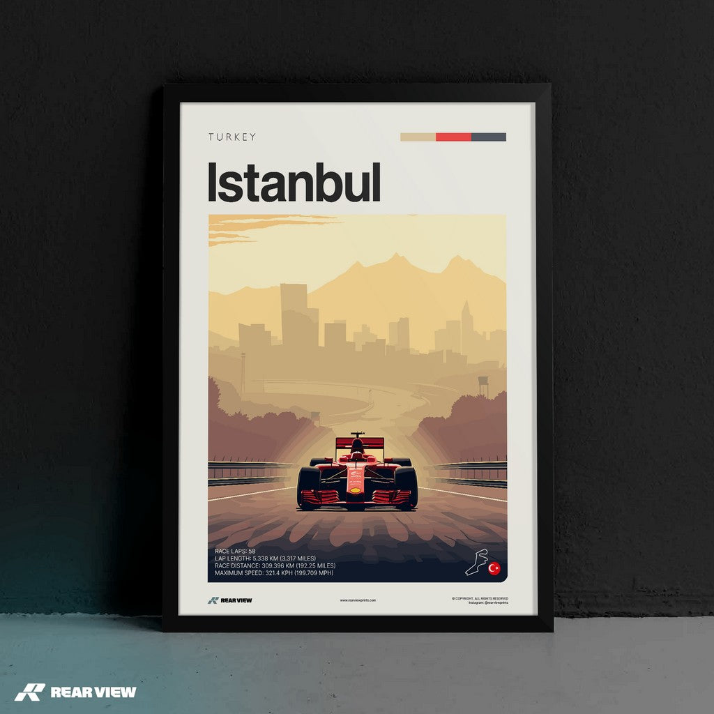 Istanbul Race Track - Art Print