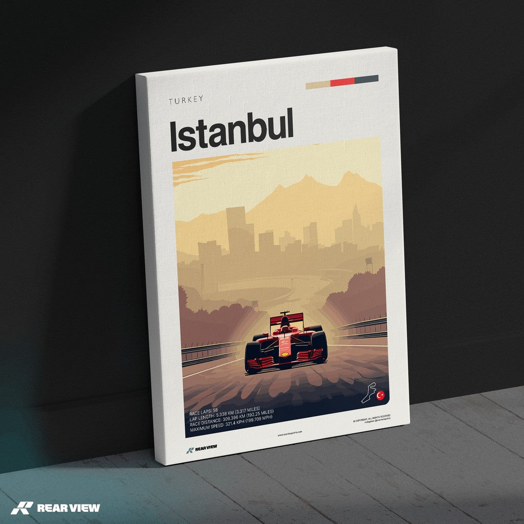 Istanbul Race Track - Art Print