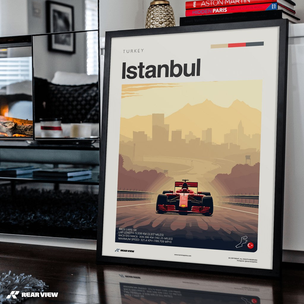 Istanbul Race Track - Art Print