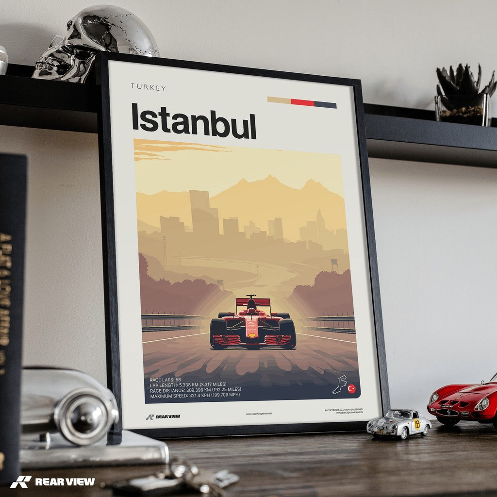 Istanbul Race Track - Art Print