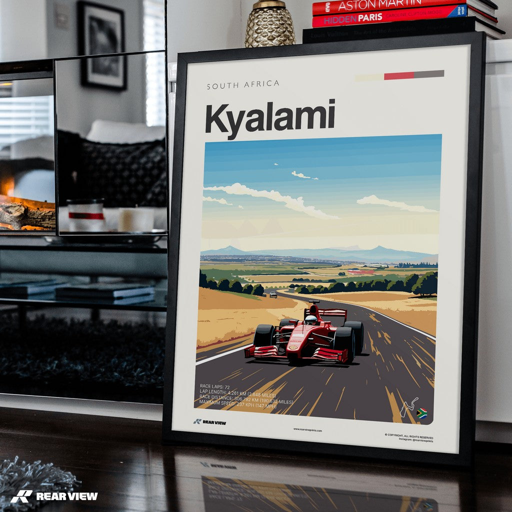 Kyalami Race Track - Art Print