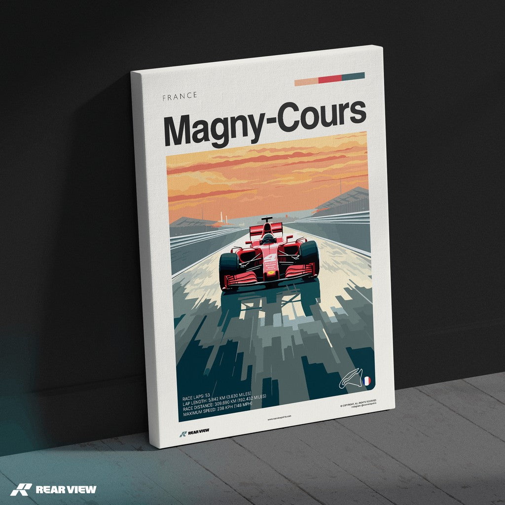 Magny-Cours Race Track - Art Print