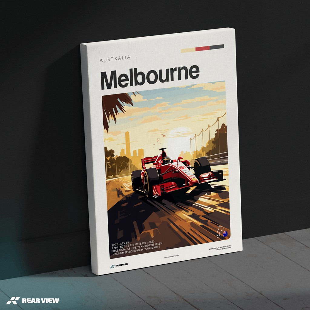 Melbourne Race Track - Art Print