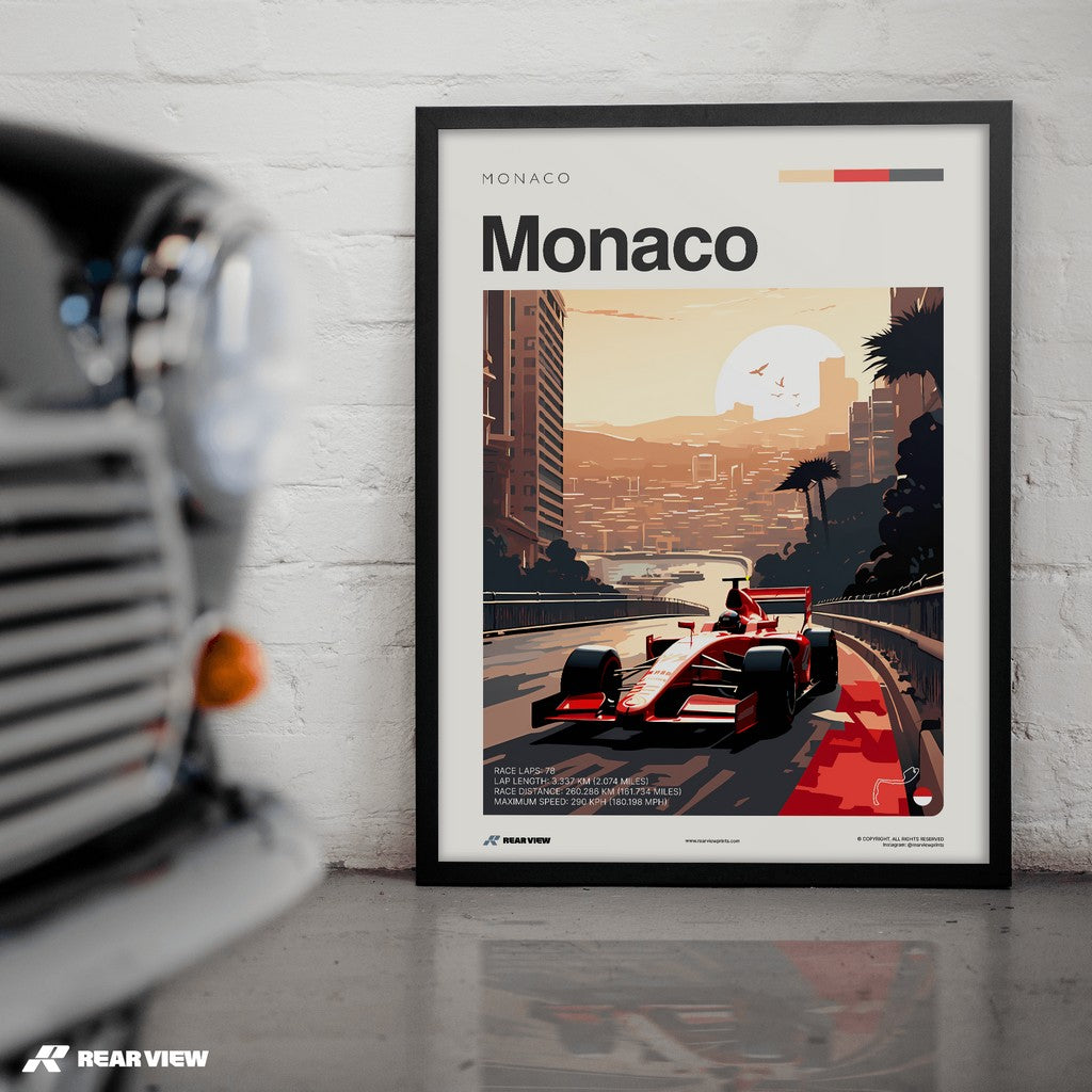 Monaco Race Track - Art Print