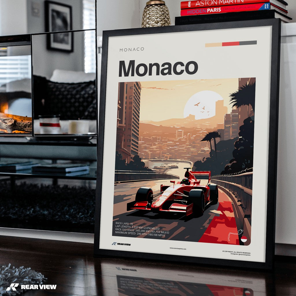 Monaco Race Track - Art Print