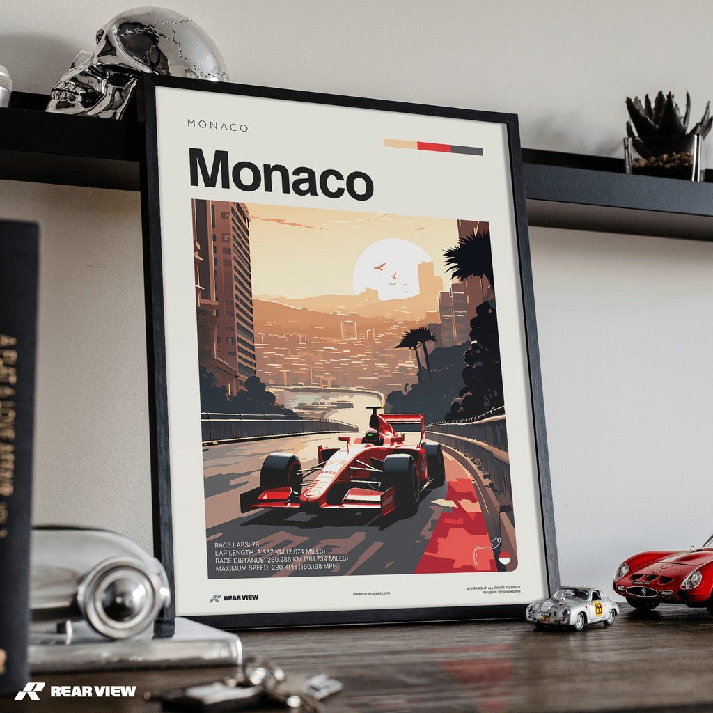 Monaco Race Track - Art Print