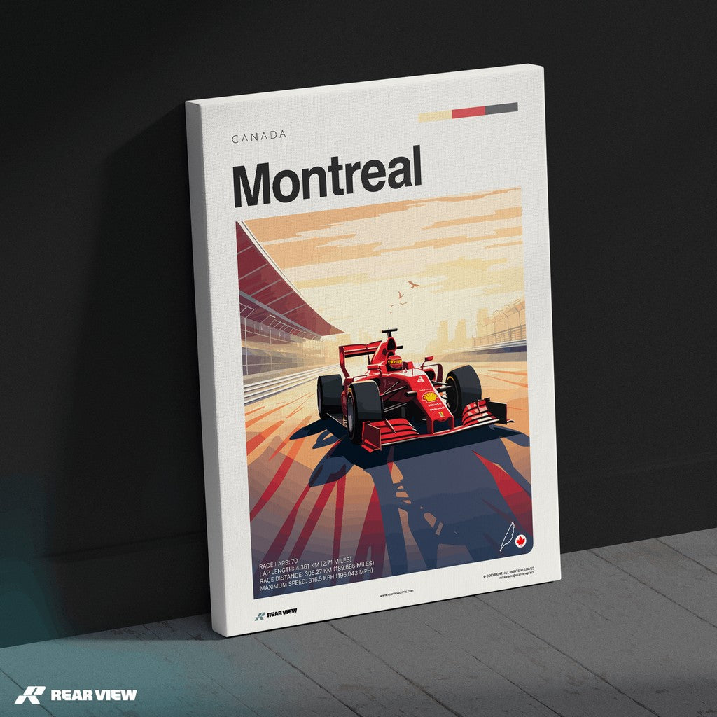 Montreal Race Track - Art Print