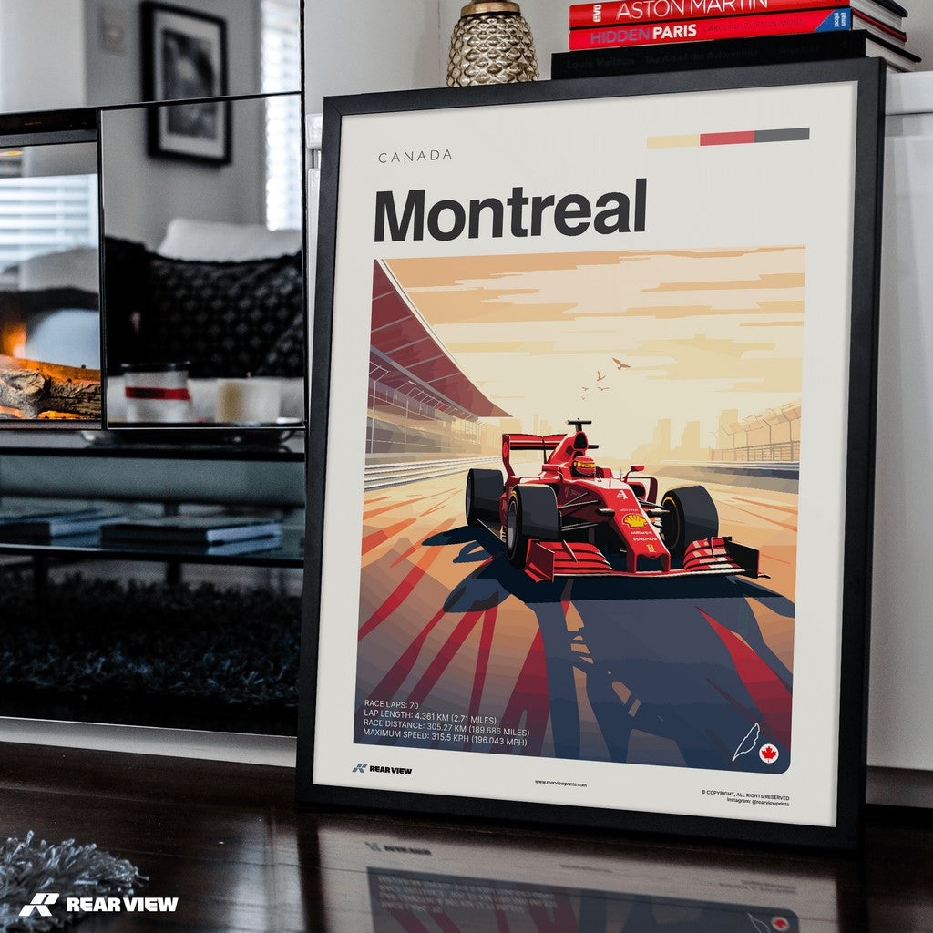 Montreal Race Track - Art Print