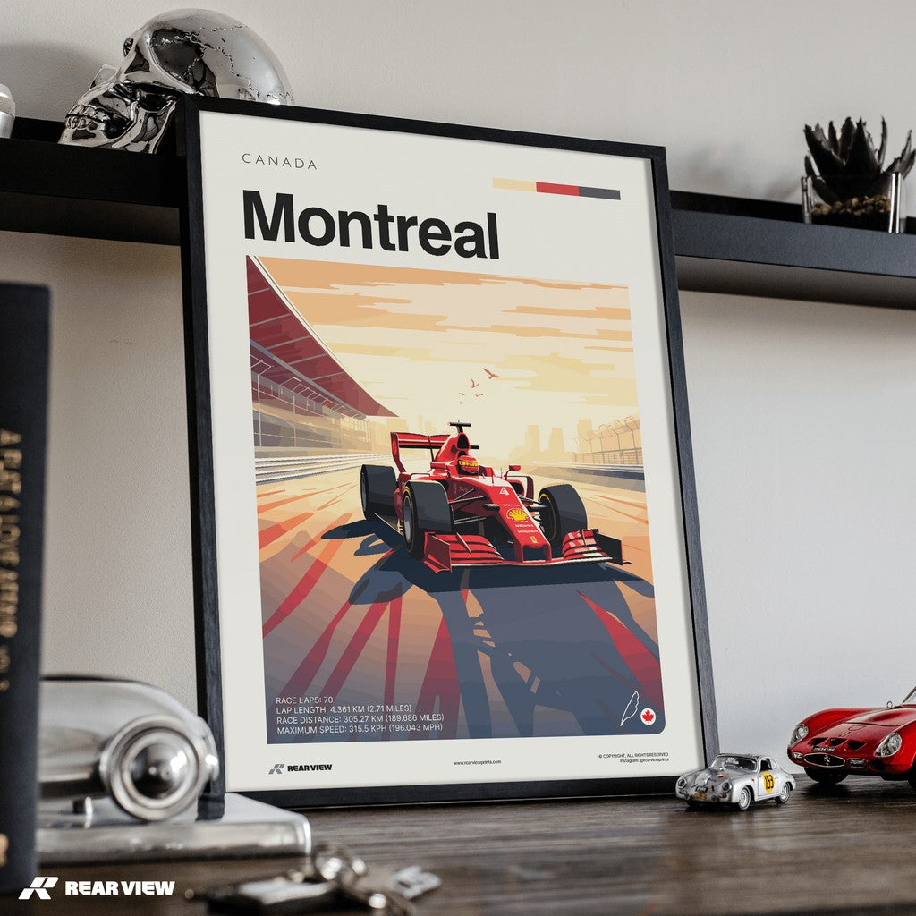 Montreal Race Track - Art Print