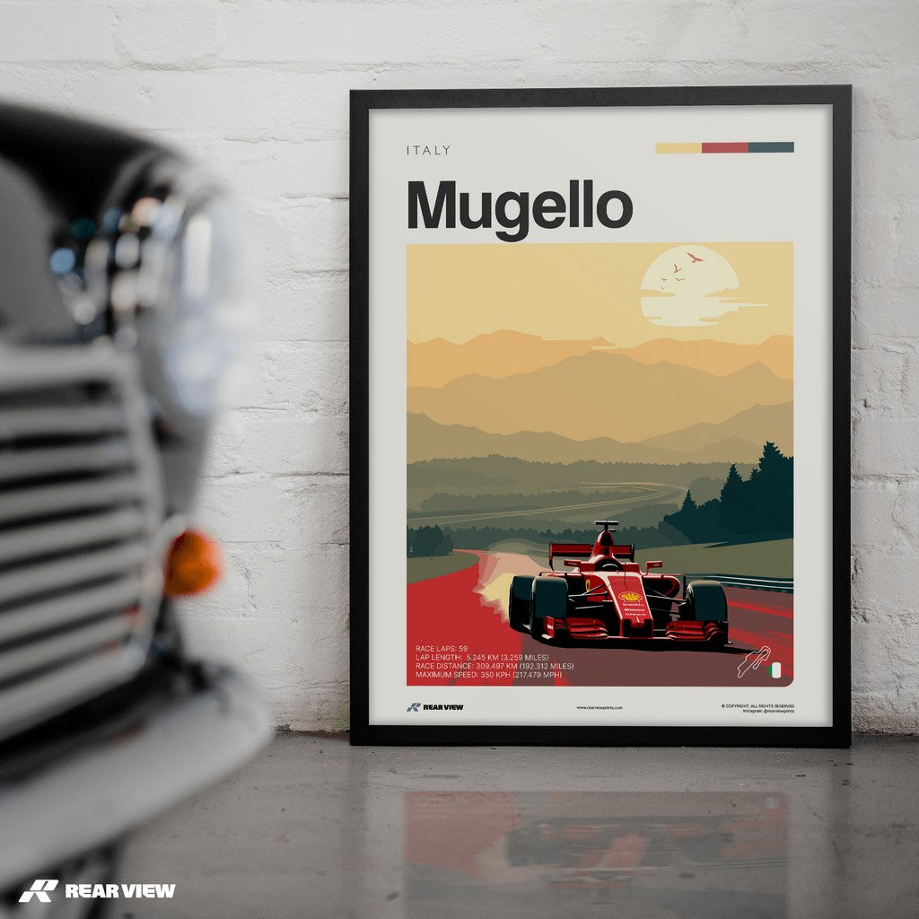 Mugello Race Track - Art Print