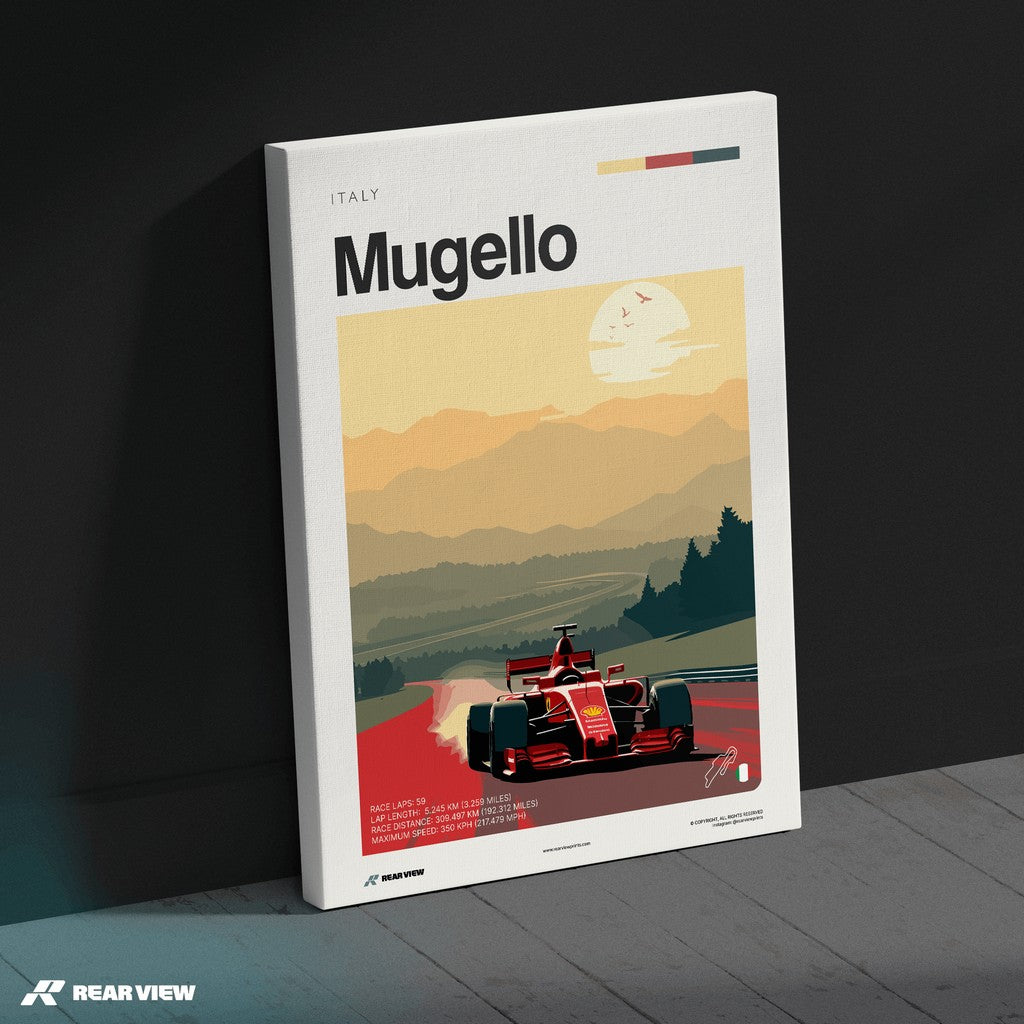 Mugello Race Track - Art Print