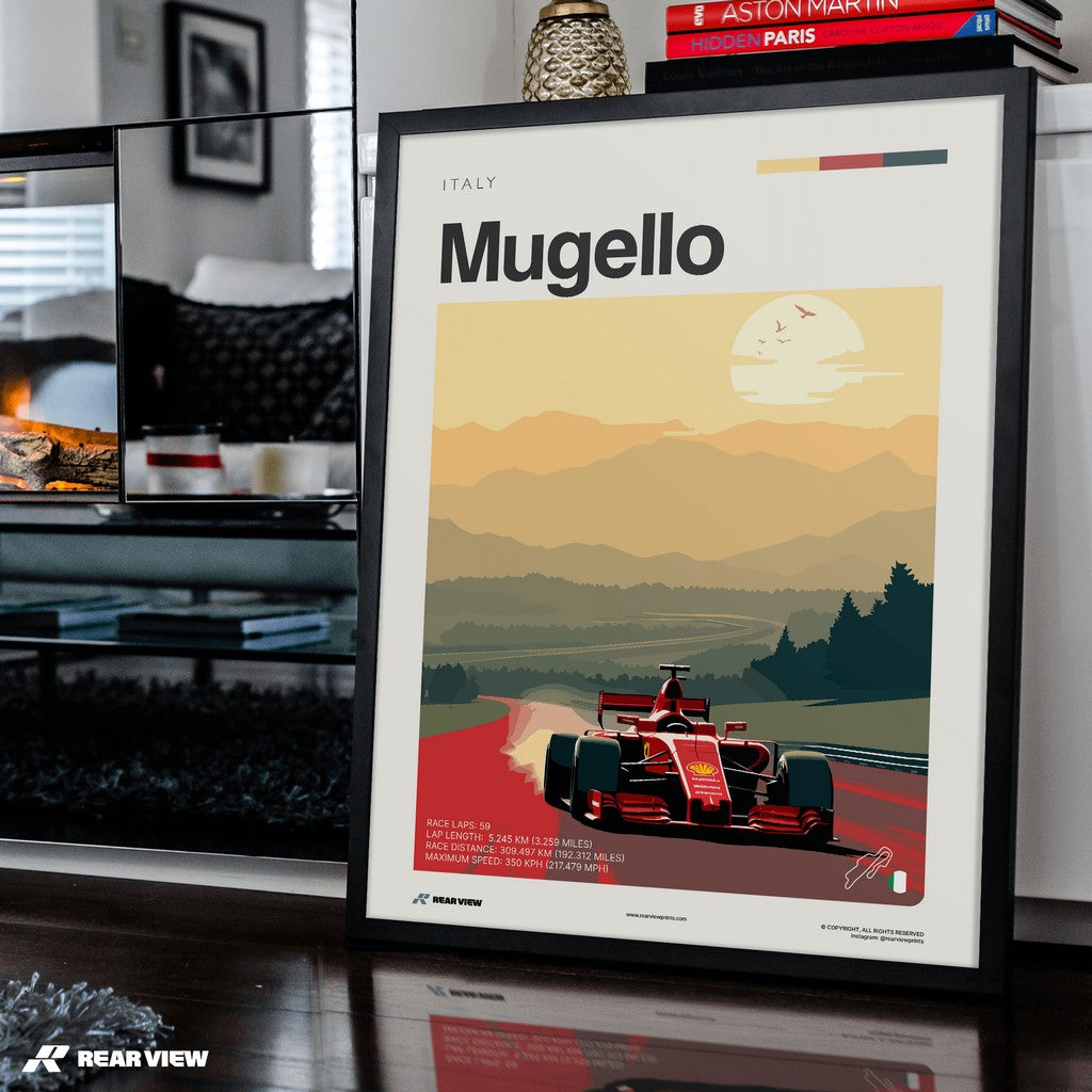 Mugello Race Track - Art Print