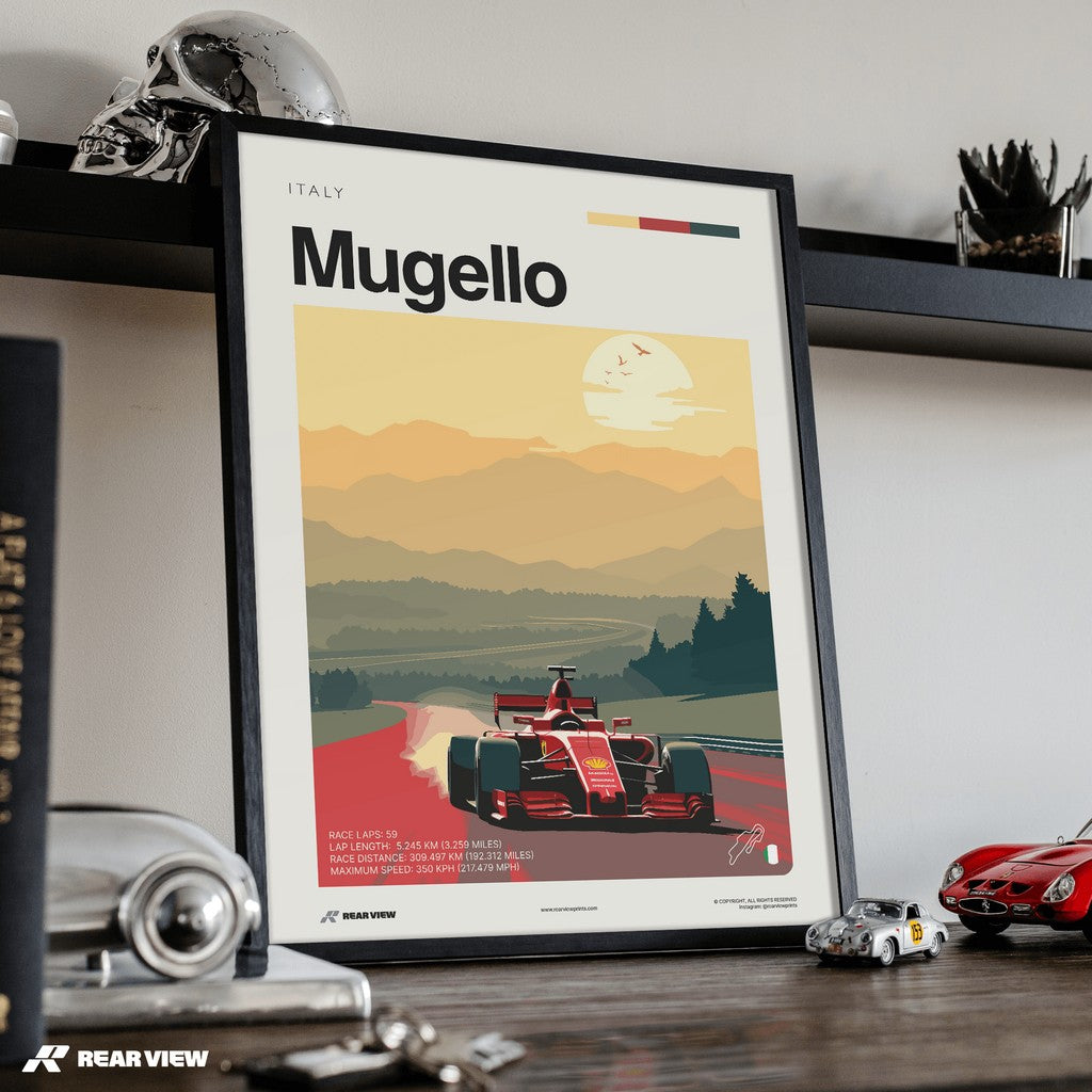 Mugello Race Track - Art Print