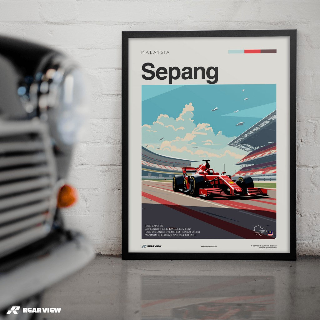 Sepang Race Track - Art Print