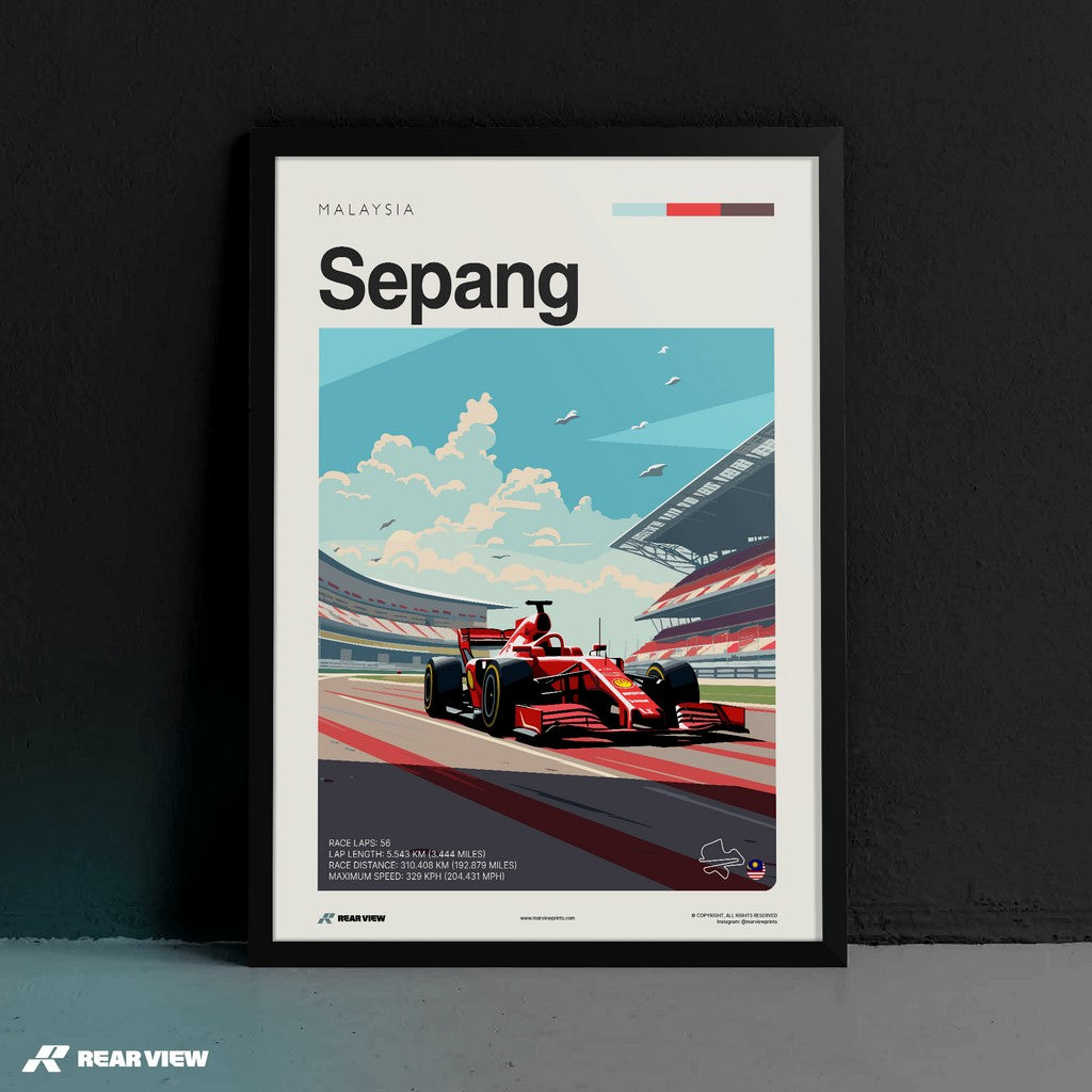 Sepang Race Track - Art Print