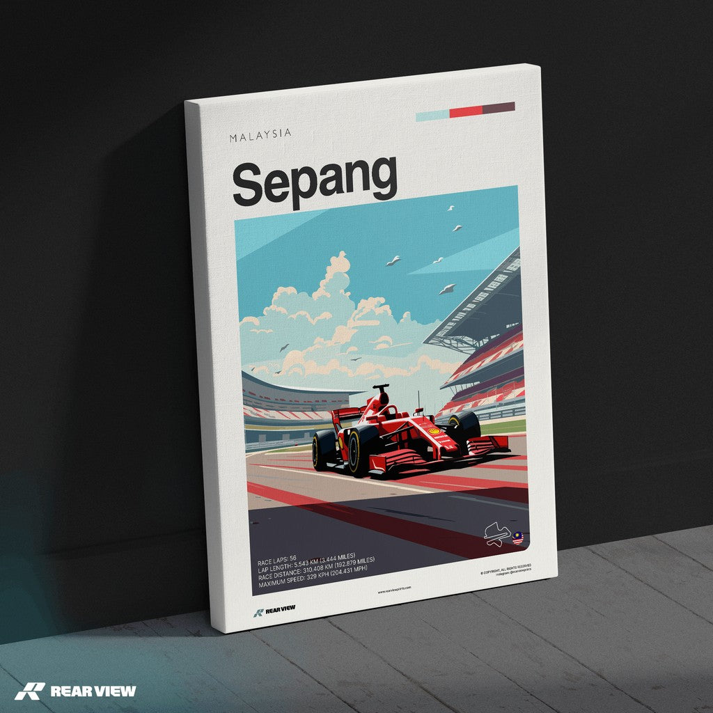 Sepang Race Track - Art Print