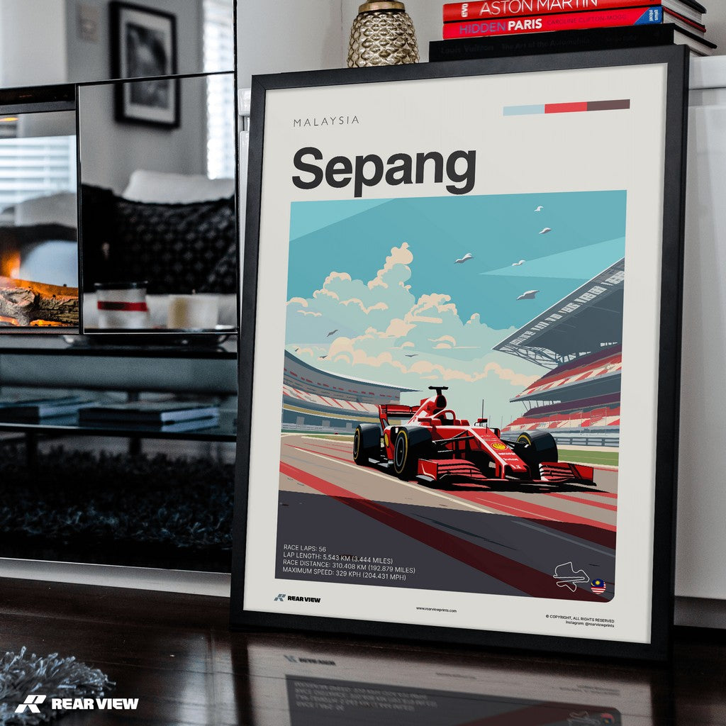 Sepang Race Track - Art Print