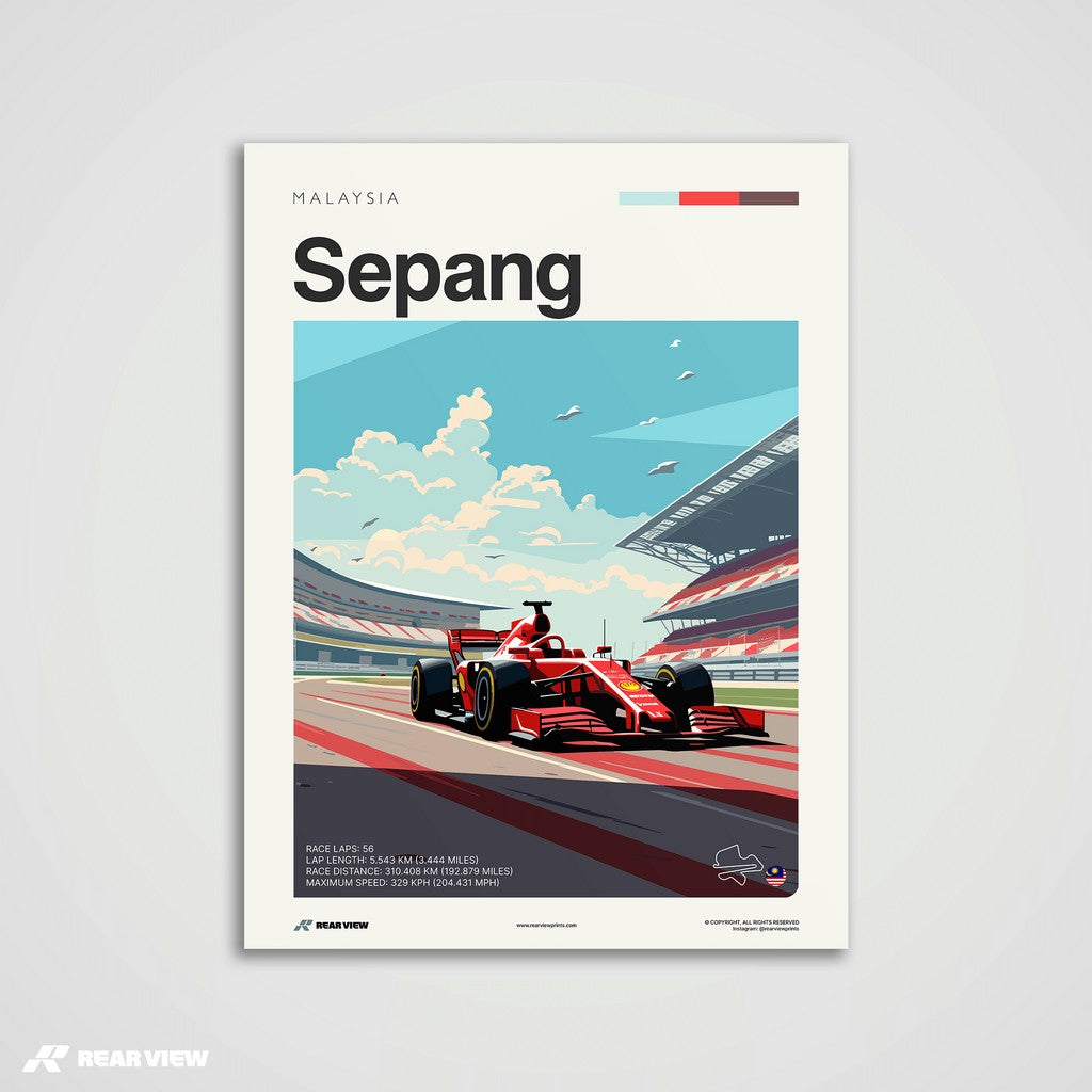 Sepang Race Track - Art Print