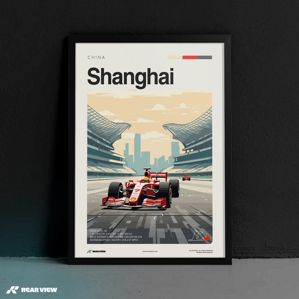 Shanghai Race Track - Art Print