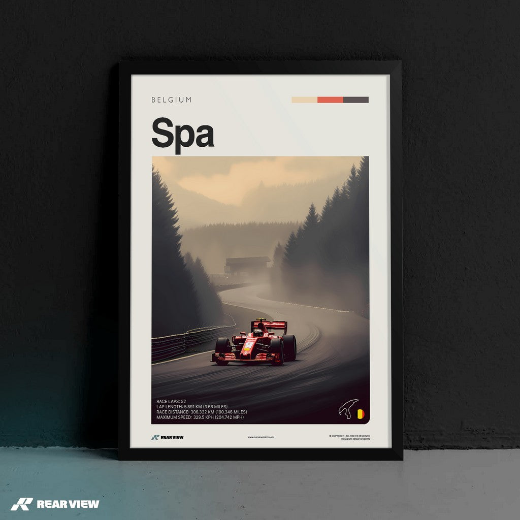 Spa Race Track - Art Print