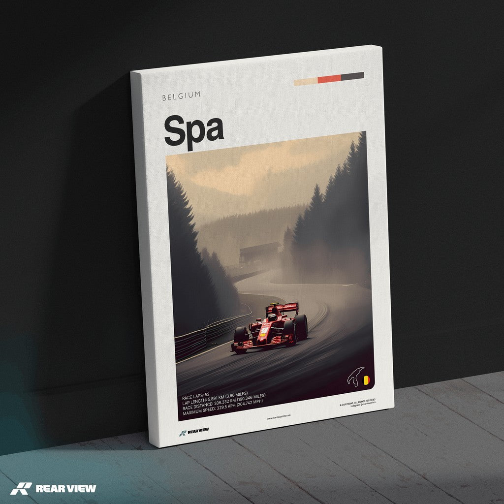 Spa Race Track - Art Print