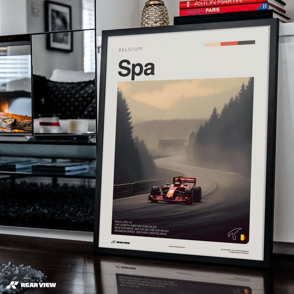 Spa Race Track - Art Print