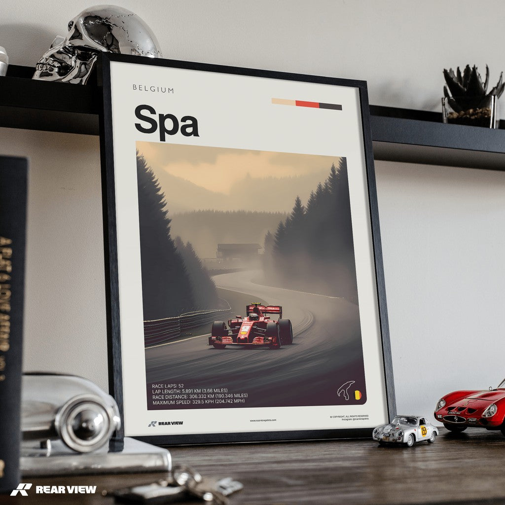 Spa Race Track - Art Print