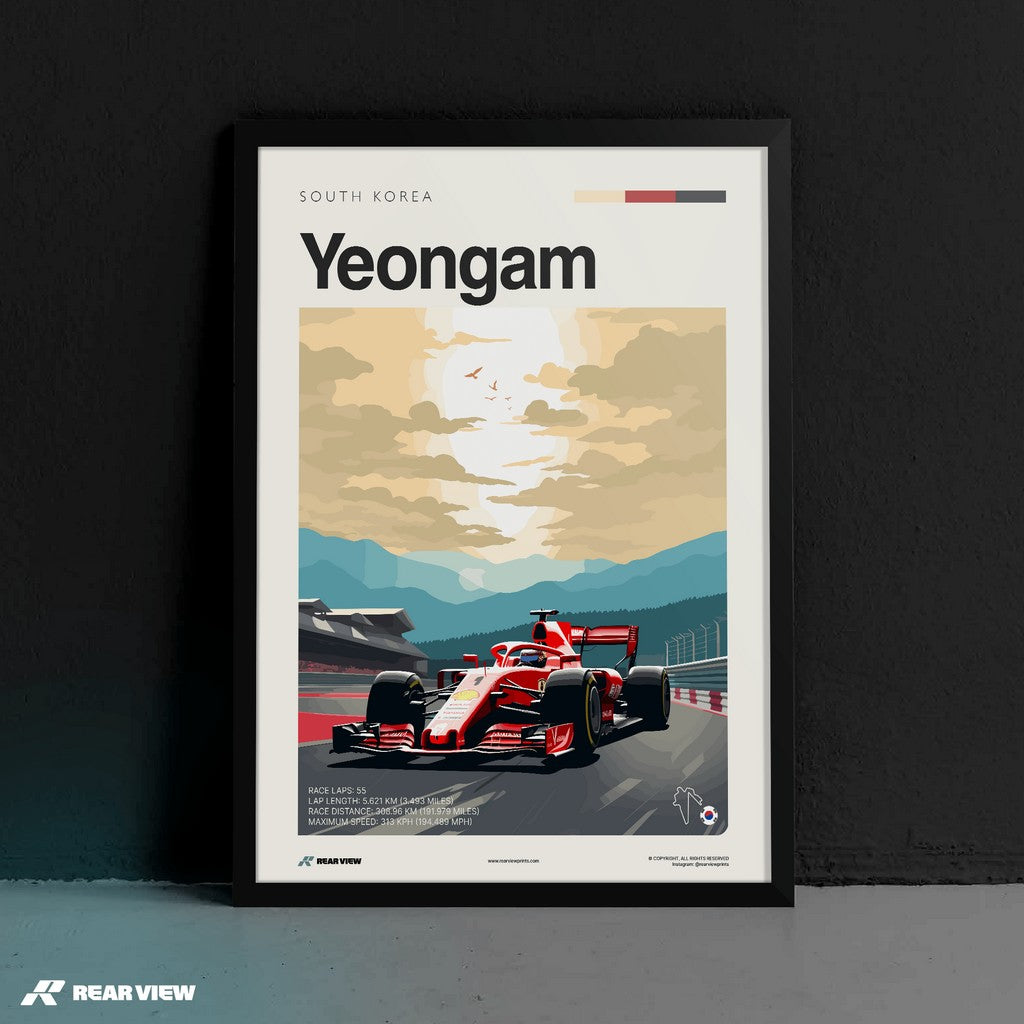 Yeongnam Race Track - Art Print