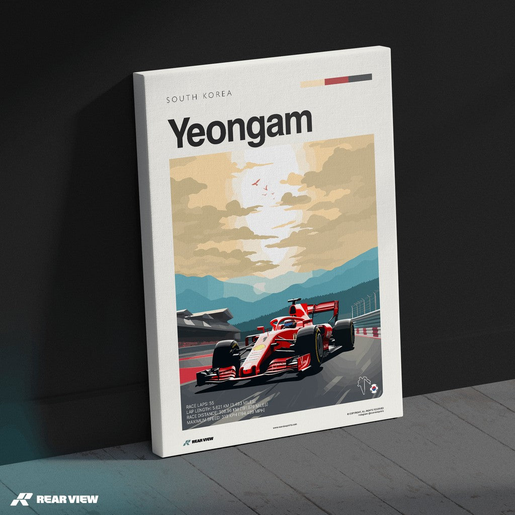 Yeongnam Race Track - Art Print