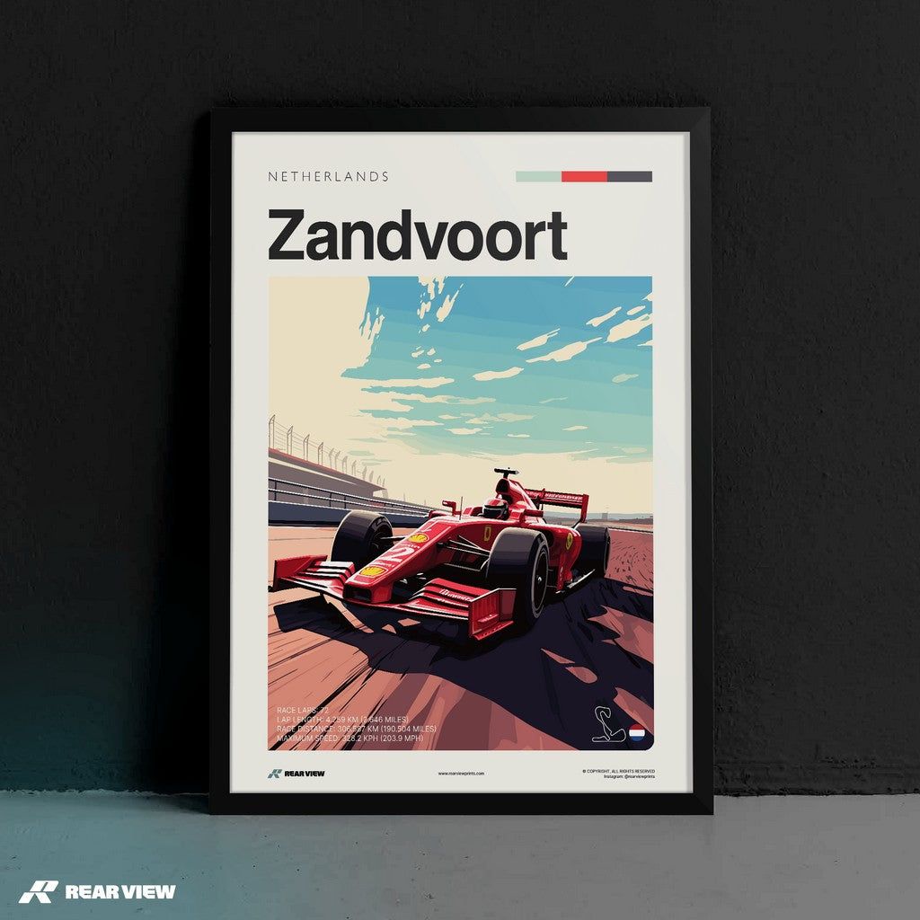 Zandvoort Race Track - Art Print