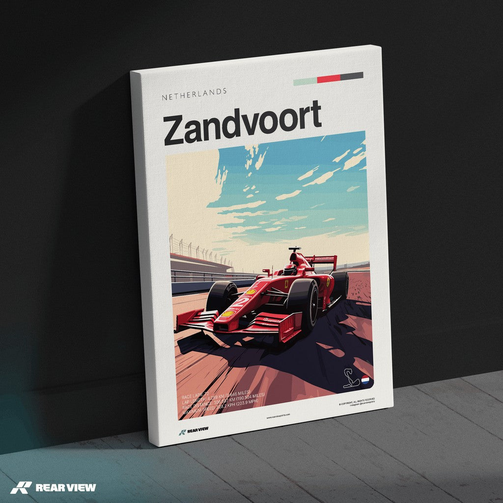 Zandvoort Race Track - Art Print