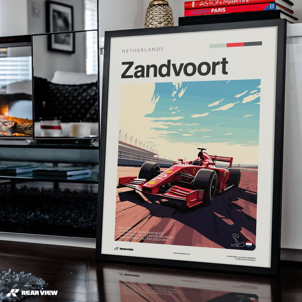 Zandvoort Race Track - Art Print