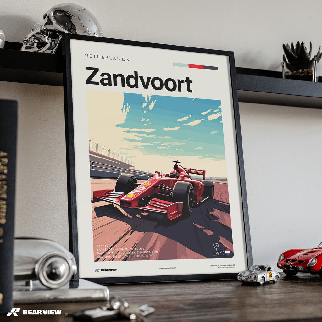 Zandvoort Race Track - Art Print