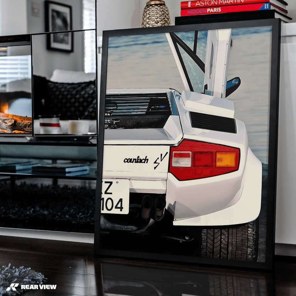 Winged Icon - Countach Art Print