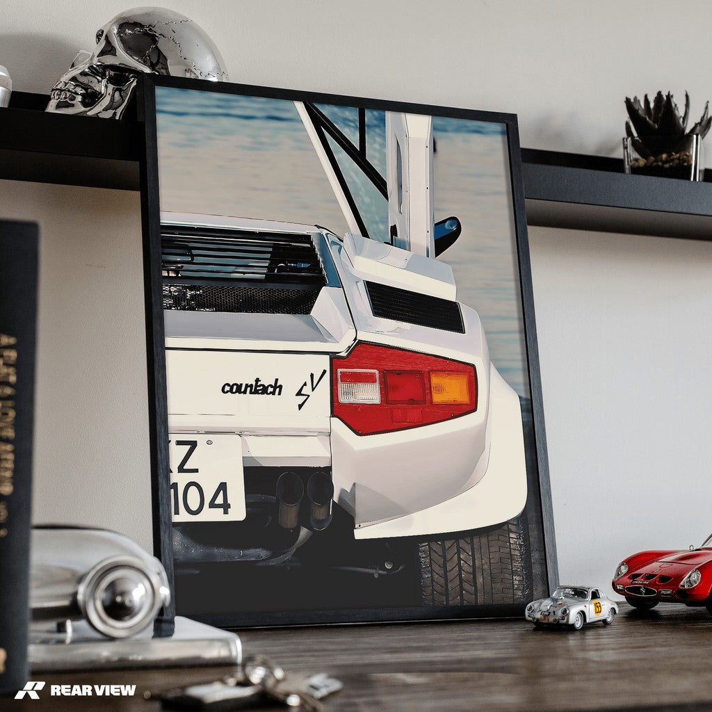 Winged Icon - Countach Art Print