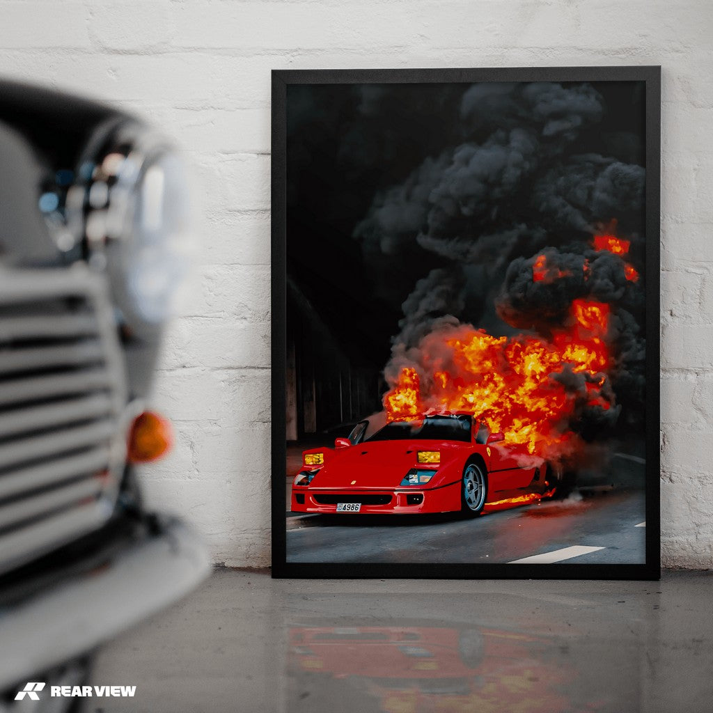 Inferno Drive - F40 Art Print