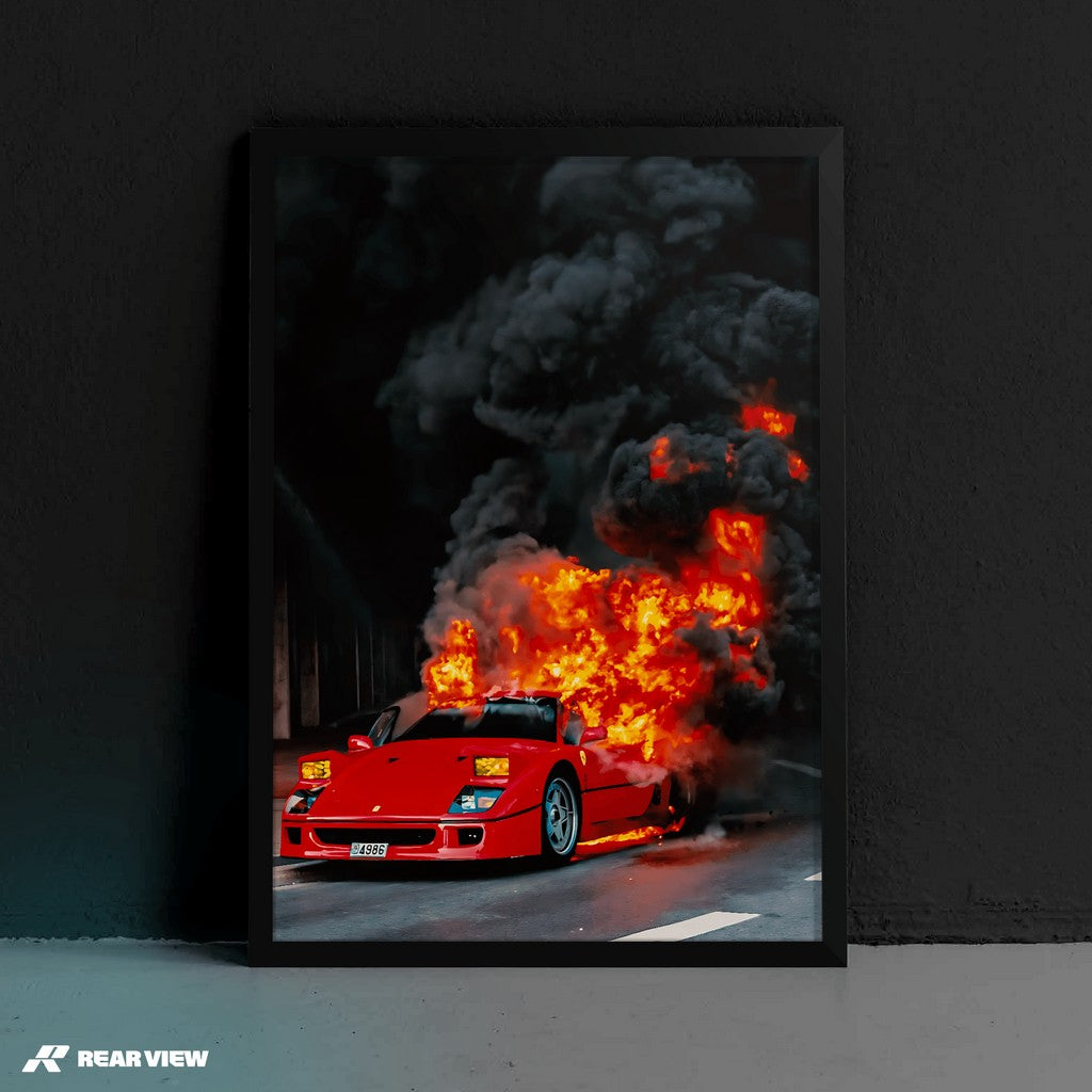 Inferno Drive - F40 Art Print