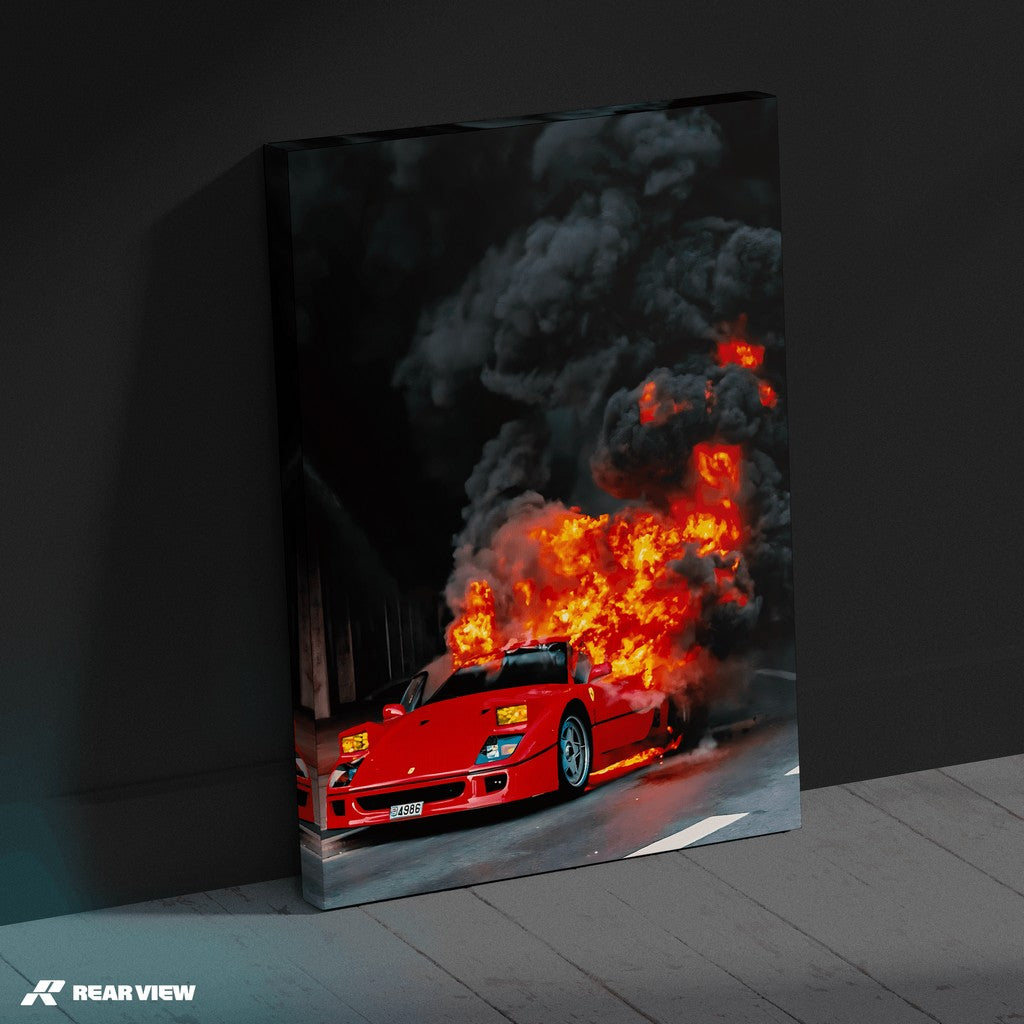 Inferno Drive - F40 Art Print