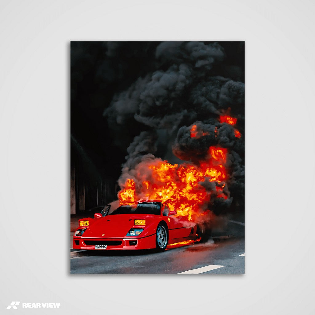 Inferno Drive - F40 Art Print