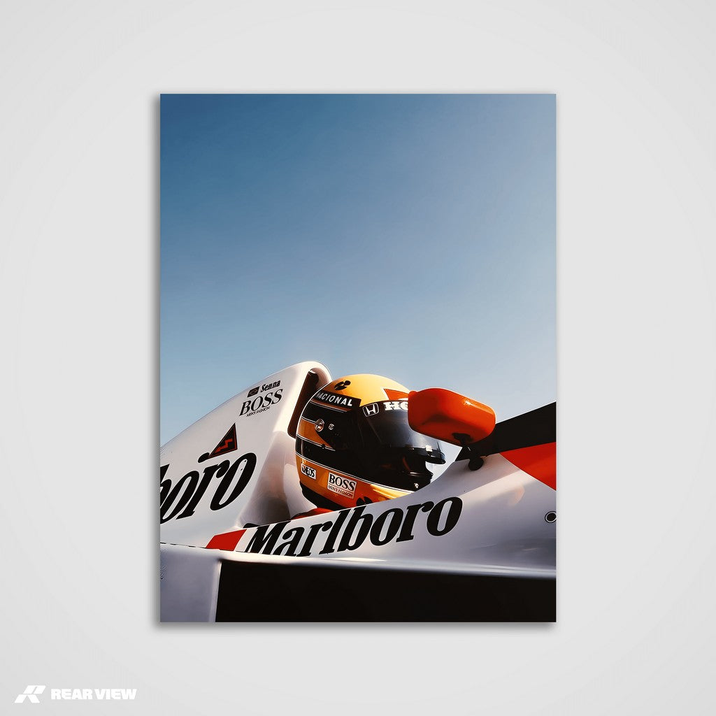 Racing Icon - Senna Art Print