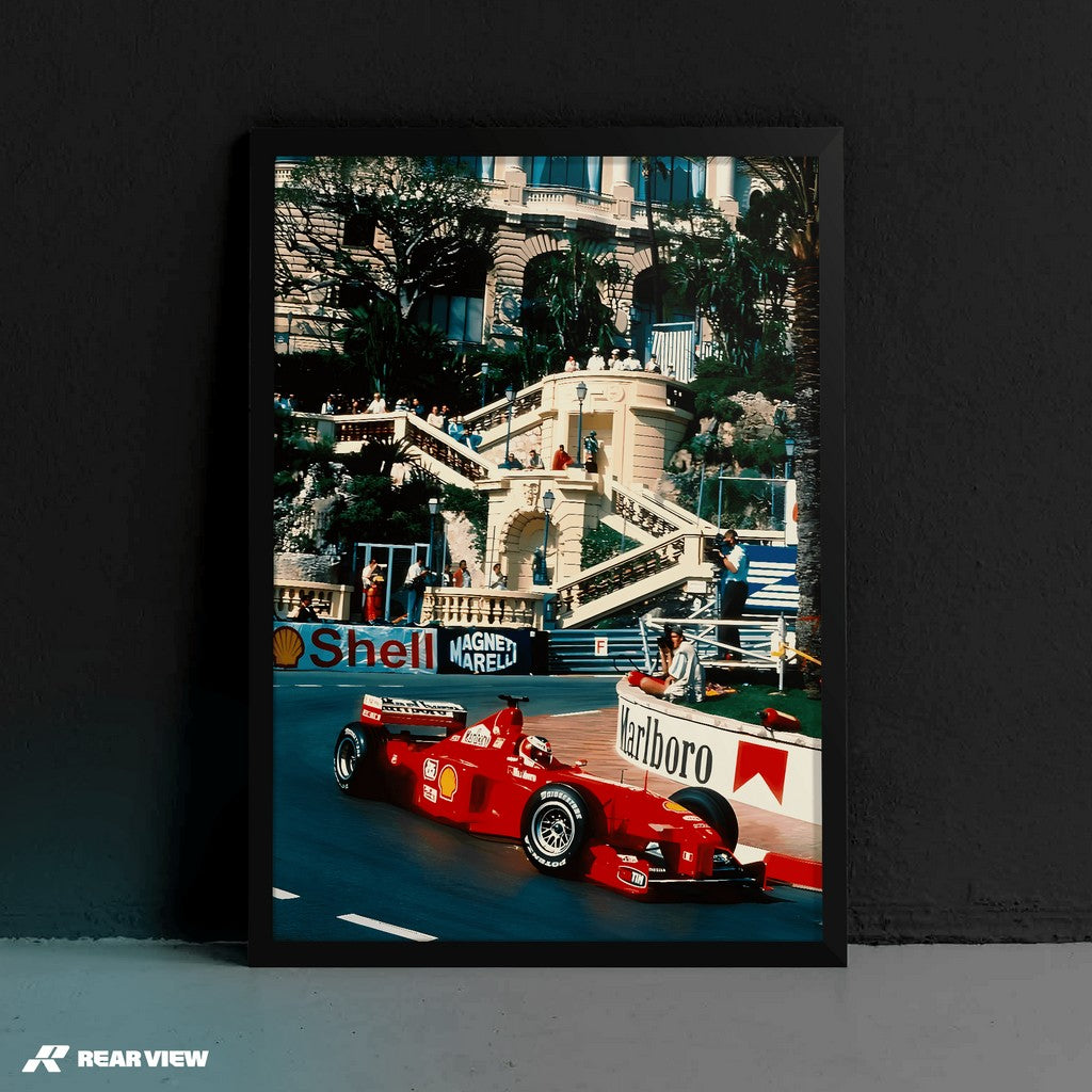 Monaco Red - GP Art Print