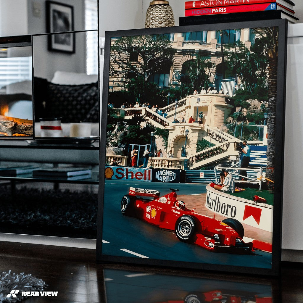 Monaco Red - GP Art Print