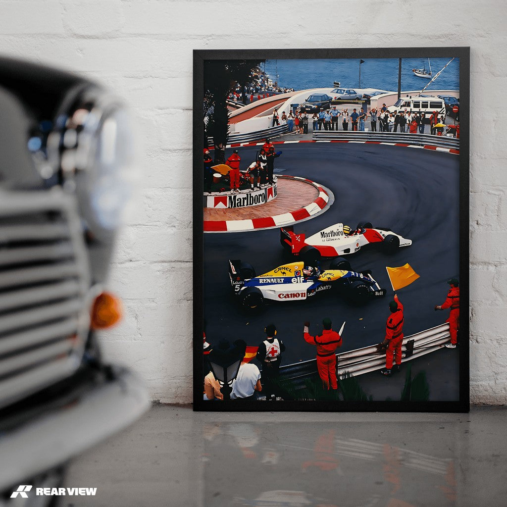 Vintage Monaco Grand Prix XVIII - Art Print