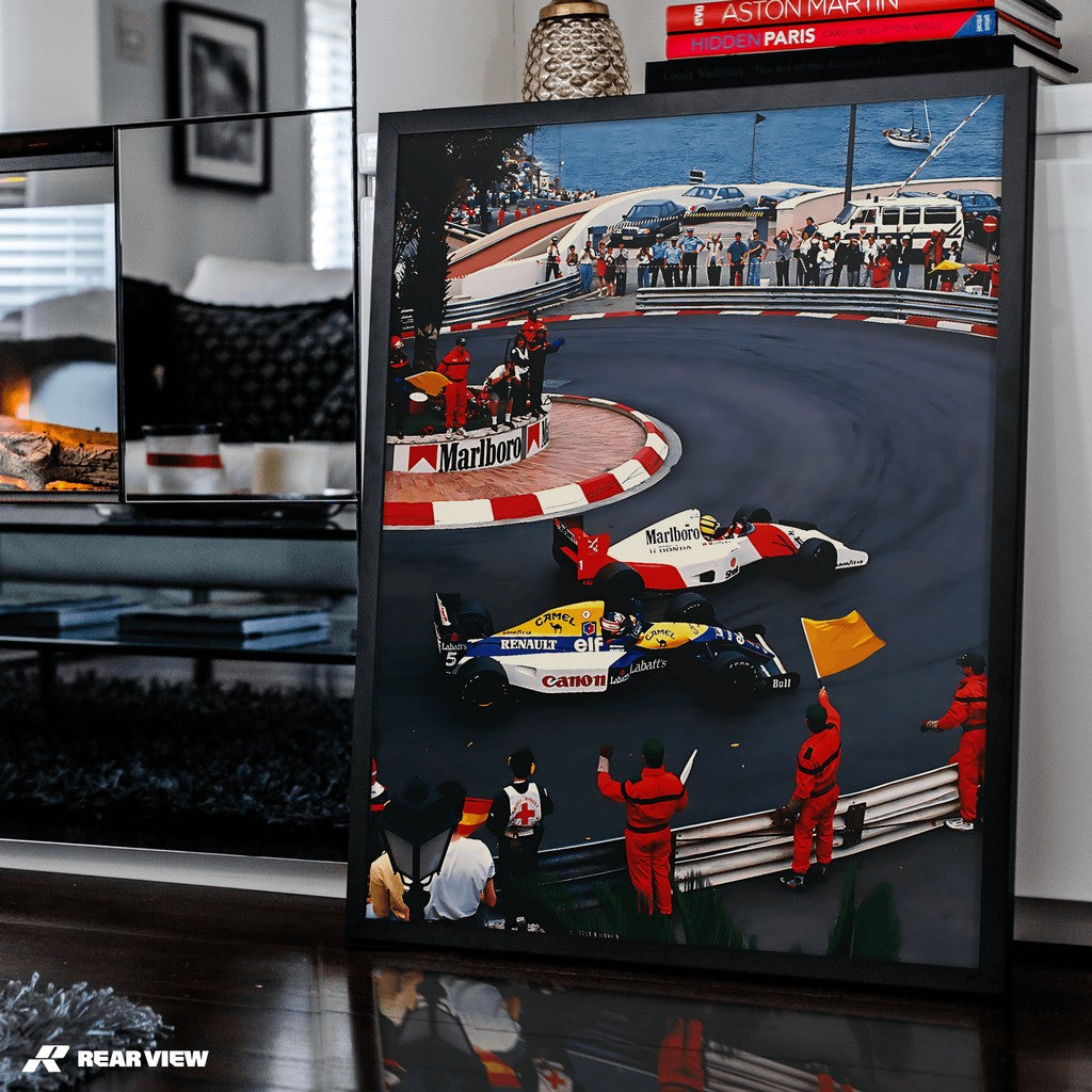 Vintage Monaco Grand Prix XVIII - Art Print