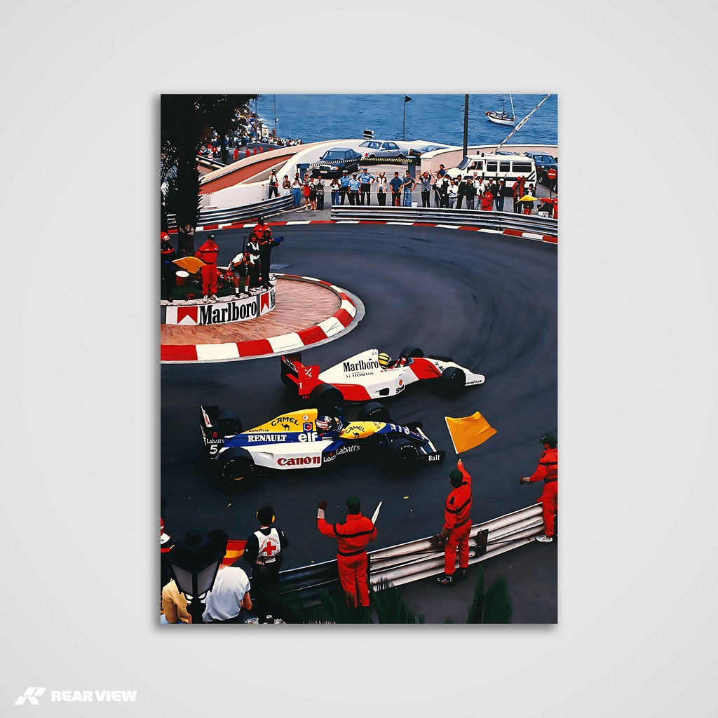 Vintage Monaco Grand Prix XVIII - Art Print