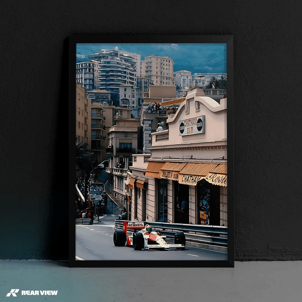 Vintage Monaco Grand Prix XIX - Art Print