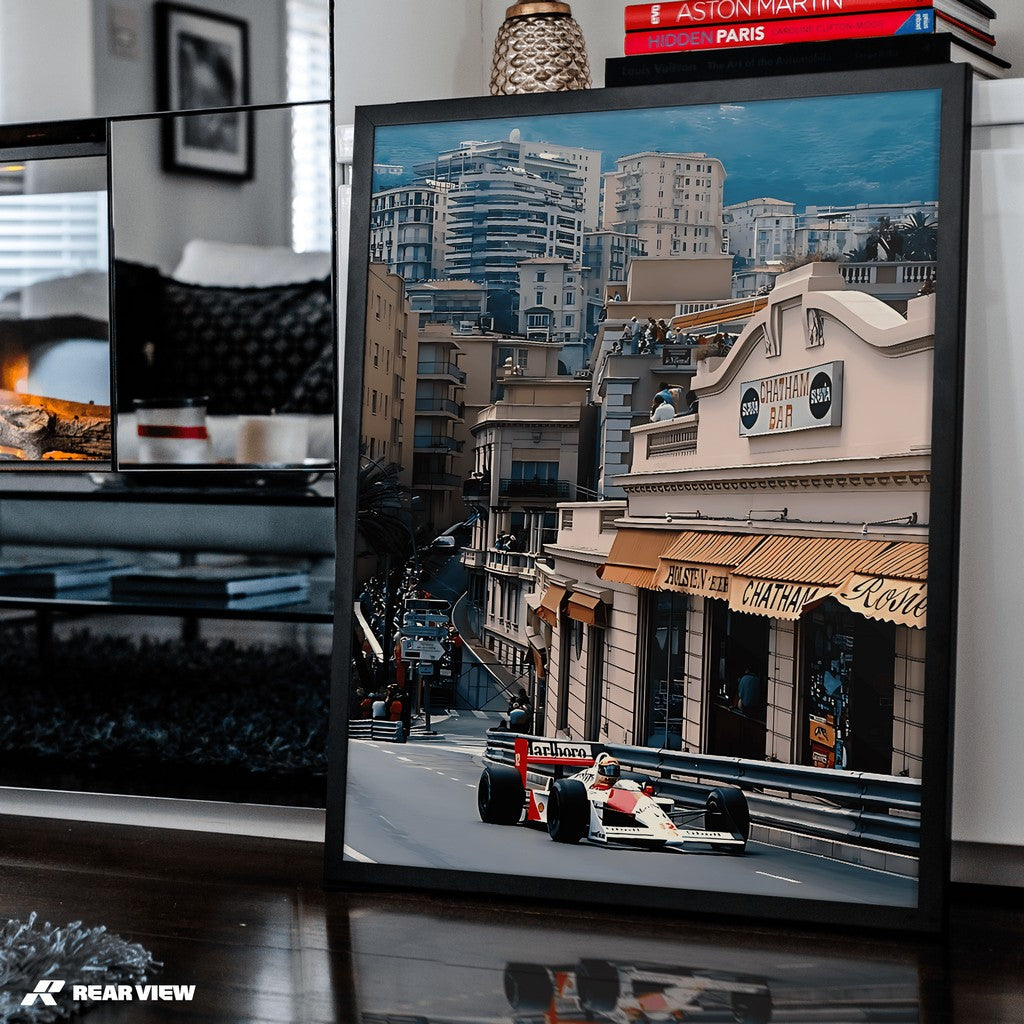 Vintage Monaco Grand Prix XIX - Art Print